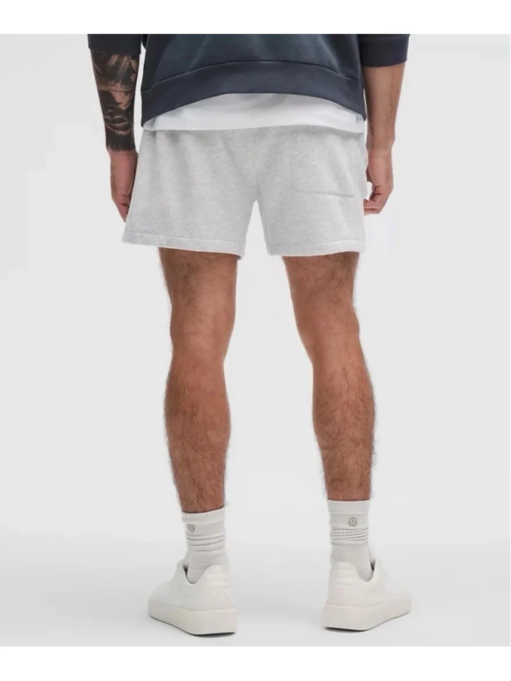 Lululemon Mens Steady State Classic Fit Shorts 5” LM7BD3S XXL Heathered Grey